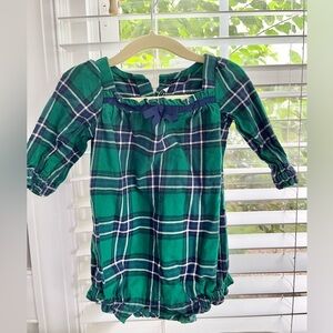 Janie and Jack Tartan Romper